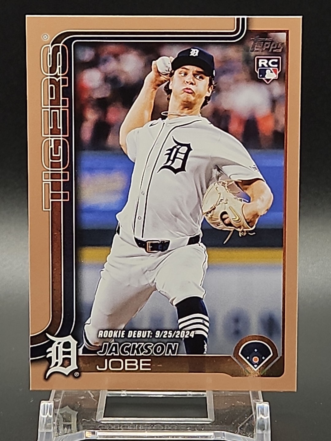 2025 Topps Update Jackson Jobe Gold /2025 RC Rookie Debut #US193 Tigers