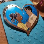 Jewled Heart~WALT DISNEY IMAGINEERING~ "PRINCESS TIANA & NAVEEN"~LE 300 Pin~2024 — photo 6