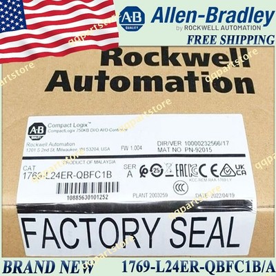 New in Box 1769-L24ER-QBFC1B/A CompactLogix 750KB Controller Free Ship AB SerA