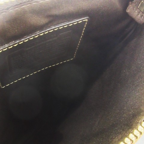 Shoulder Bag Leather Suede Canvas Patchwork Signa… - image 7