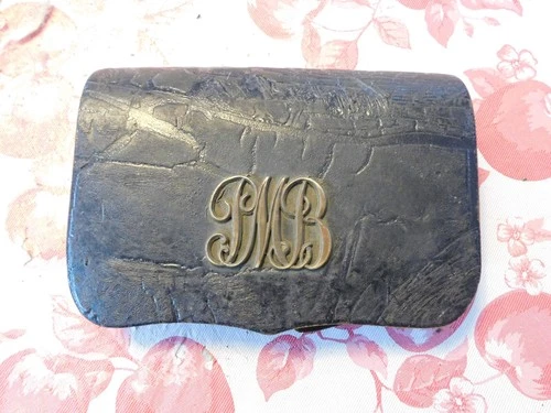 U.S. Civil War Era Militia Type Cartridge Box PMB Portland Maine