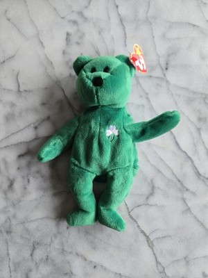 Ty Beanie Babies Erin The Bear 1997 Retired Plush Toy