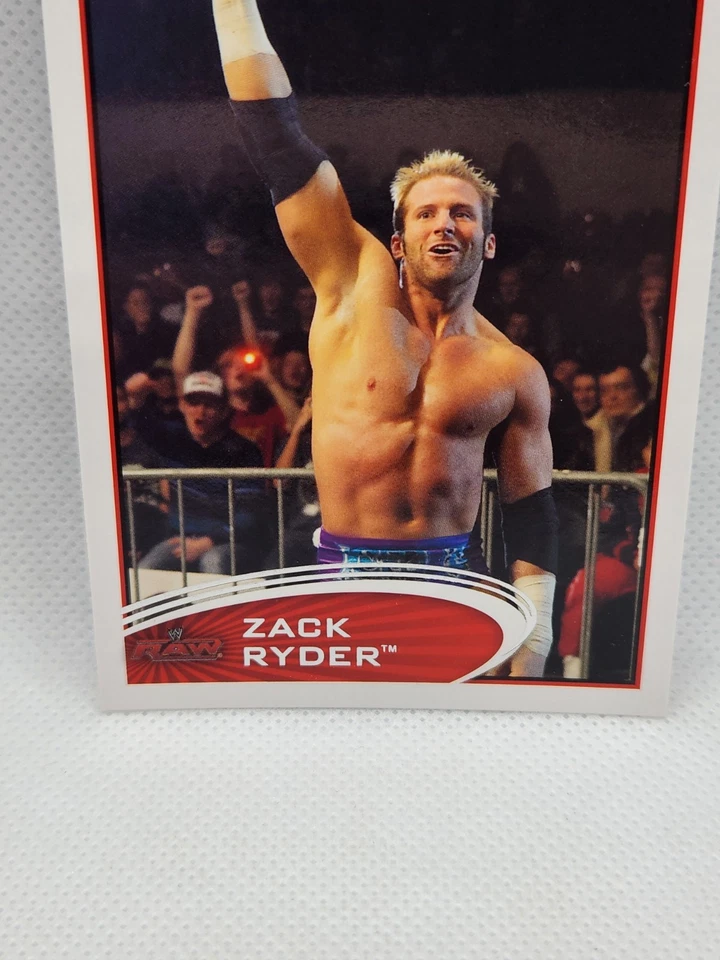 2012 Topps WWE Raw #19 Zack Ryder Wrestling Superstar Card NM Iced-Z Broski - Image 3 of 4