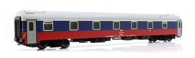 LS MODELS 48200 WLABmee Bettenwagen rot/blau, RZD,