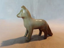 Southwestern pottery coyote figurine ornament