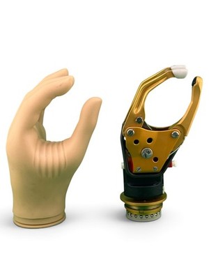 Ottobock Otto Bock Myoelectric Prosthetic Hand. Left hand 