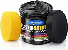 Black Trim Restorer, Plastic Restorer for Cars Restore Faded Bumpers, Plasti...