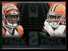 2014 Panini Elite #8 A.J. Green / Joe Haden Face 2 Face Silver