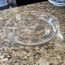 Vintage Fire King USA Glass Pie Plate 460 Clear Glass Baking Dish 9"