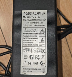 YG-2460 24V 6A Netzteiladapter Ladegerät Für Monitor Routers Surveillance Camera