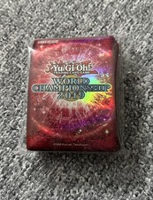 Yugioh WORLD CHAMPIONSHIP 2019 Hüllen Rot unbenutzt