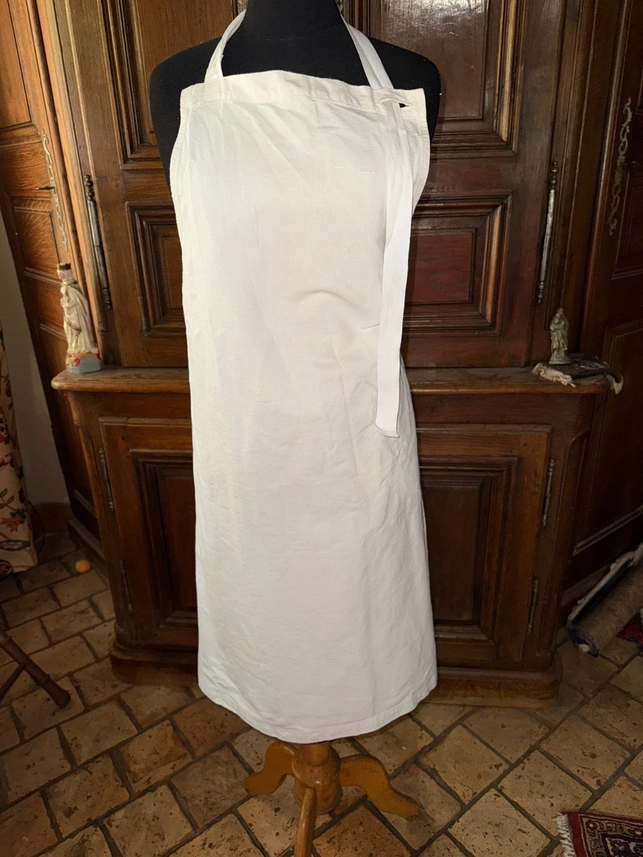 Tablier Vintage à Carreaux Noir Et Blanc Avec Poche Pour Pinces à Linge (S1)