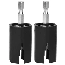 2PCS Guitar Electric Drill Bit String Peg Winder, String Winder Tuning Peg Pu...