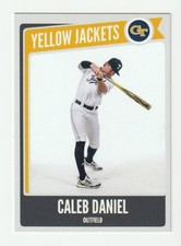 Caleb Daniel Georgia Tech Yellow Jackets Custom Baseball Card
