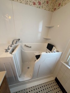 Walk-In-Whirlpool Tub with Hydrotherapy & Nu Whirl MicroZone Ozone sanitation