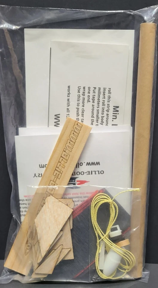 Estes Sidewinder Flying Model Rocket Kit Downscale Clone Mini Model Rocket BT-5  - Image 3 of 3