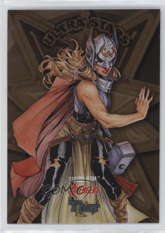 2022 Fleer Ultra Avengers Ultra Stars Gold Thor #US44 5ui