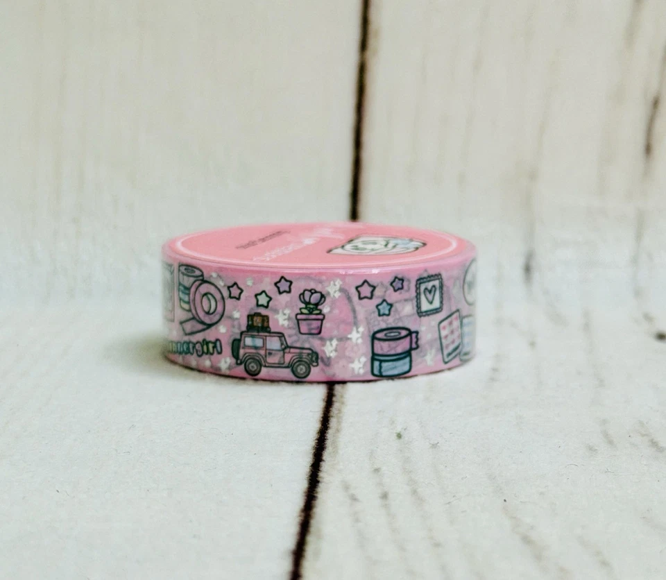 NEW & SEALED Krels Creations | Love Doodles Pink Washi Tape Stationery Planner - Image 2 of 2