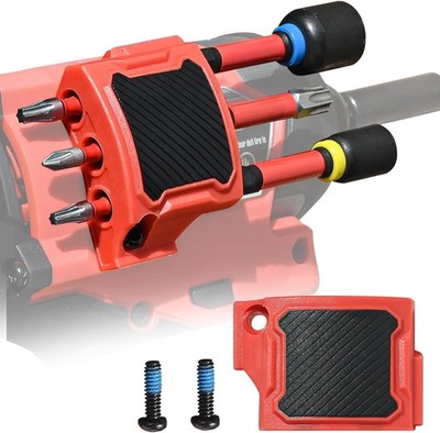 Magnetic Bit Holder for Milwaukee M12 GEN3 Impact Driver, Tool 1 PACK, Red 