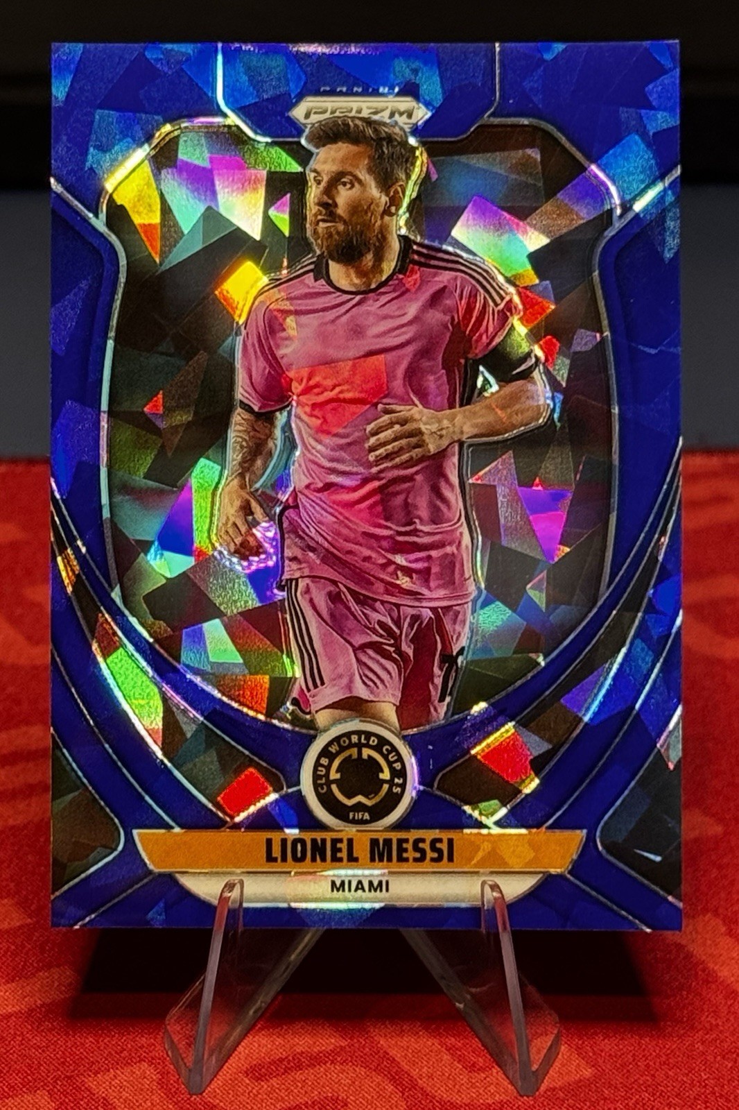 2025 Panini Prizm FIFA Club World Cup Lionel Messi #200 Argentina Blue Ice /175