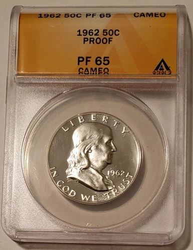 1962 Franklin Half Dollar Proof PF65 Cameo ANACS