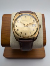 Vintage 1970s  Caravelle by Bulova Set-O-Matic Automatic Watch With Date. Works