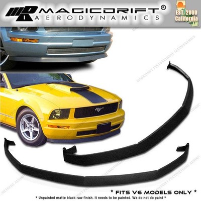 Fit For 05-09 Ford Mustang V6 CDC Style Front Lower Valance Spoiler Splitter Lip