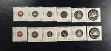 Canada Proof Mint Set Lot 1981, 1986 (12) Coins+1 Gram Silver