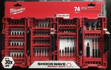 Milwaukee 48-32-4062 Shockwave Impact Duty Driver Bit Set - 74 Piece Red 