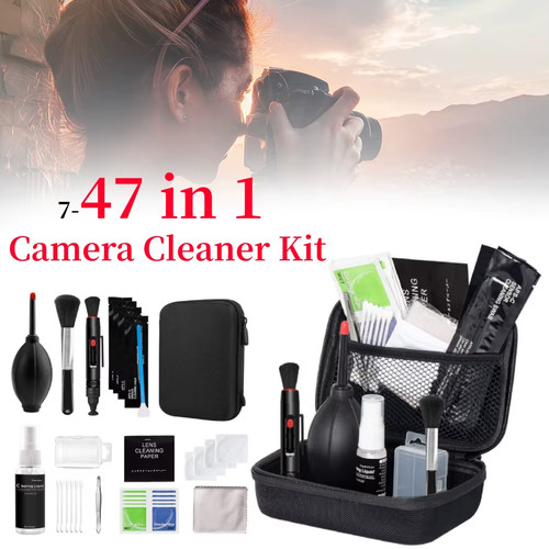 7-47PCS DSLR Camera Lens Sensor Cleaning Kit for Canon Nikon Sony Fujifilm SLR