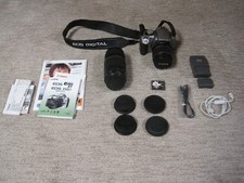 Canon EOS Rebel XT Digital SLR Camera 18-55mm  75-300mm Lens 1GB Card, Charger