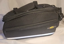  Topeak Quick Track MTX Trunk Bag Rear Rack  Black 