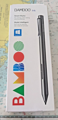 Wacom Bamboo Ink Smart Stylus 2nd Gen Gray CS323AG0A for Windows 10 Pen