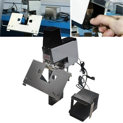 Electric Auto Rapid 106 Stapler Flat & Saddle Binder Machine with Pedal