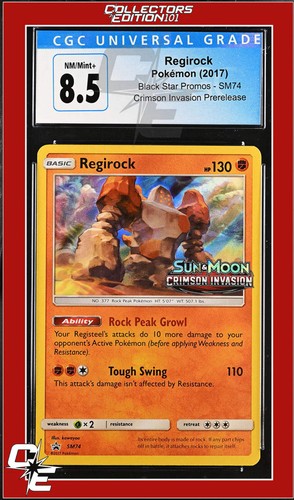 Regirock graded CGC 8.5 for sale on eBay
