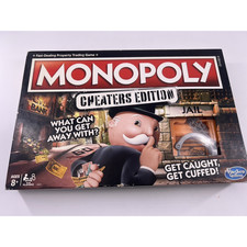 Vintage Complete Monopoly Cheaters Edition- Board Game Family Night Complete