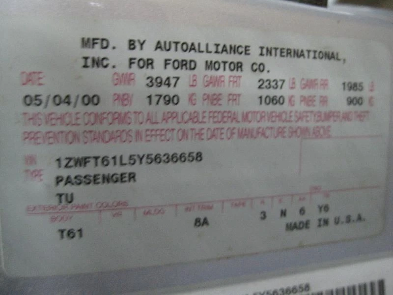 Potenciador de freno eléctrico con ABS para 99-02 COUGAR 99070 Foto 4 de 4