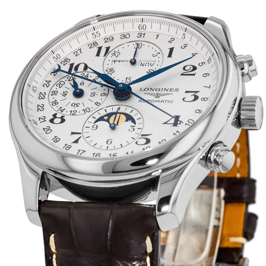 Nuevo Reloj Hombre Longines Master Collection Fase Lunar 42mm Plateado L2.773.4.78.3 Foto 2 de 3