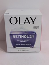 Olay Smooth  Renew Retinol Face Moisturizer, 2 oz Fragrance Free Night Cream