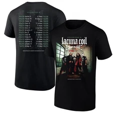 Lacuna Coil The Sleepless Empire Tour 2026 North America 3D POLYESTER Shirt