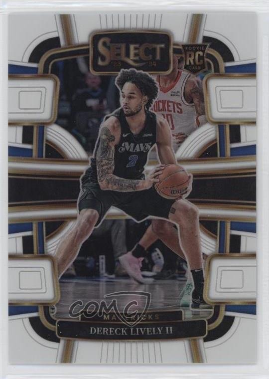 2023 Panini Select Concourse White Prizm 73/149 Dereck Lively II Rookie RC 19fe