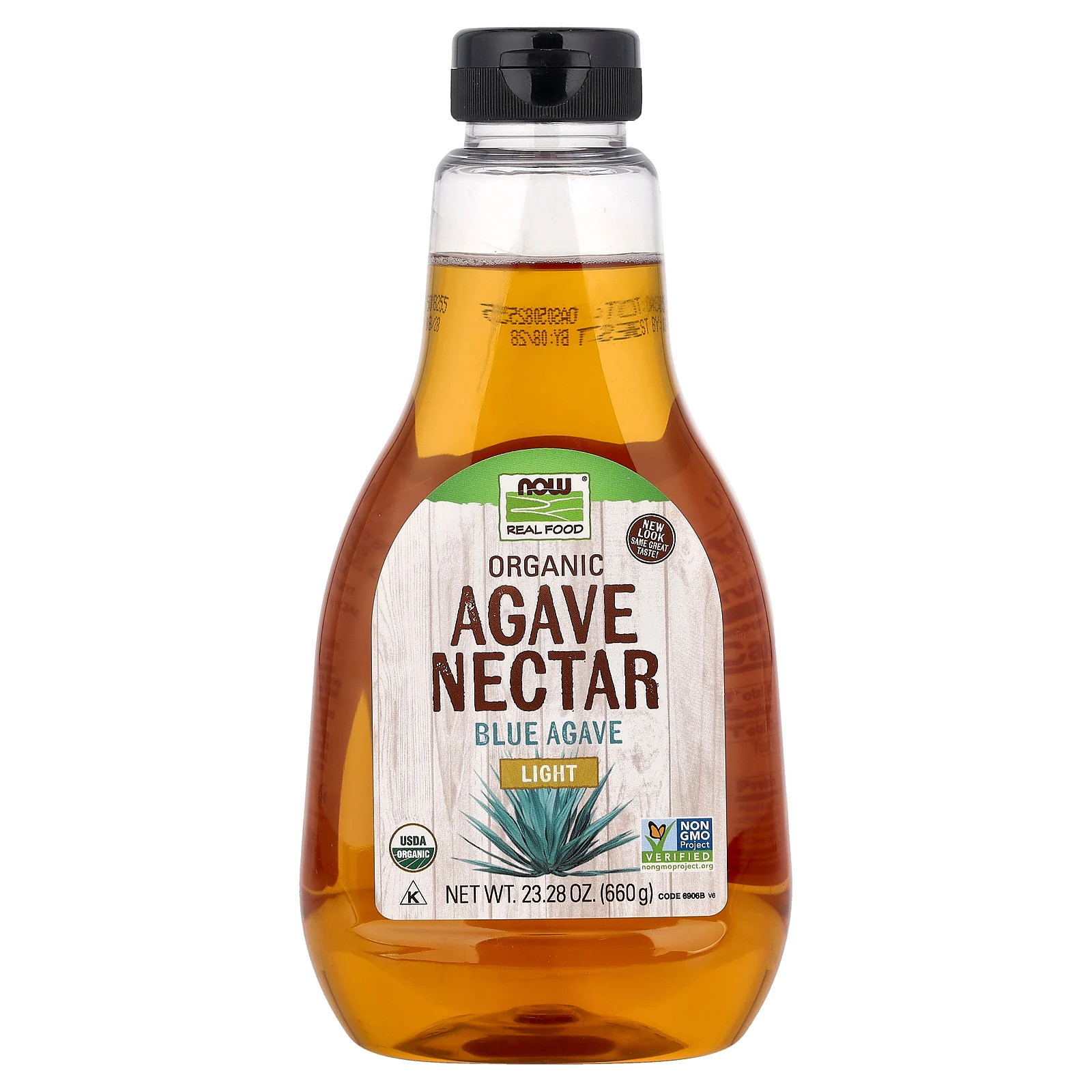 Now Foods Органический нектар голубой Агавы Легкий 23 28 унций 660 г без глютена кошерный 2690₽