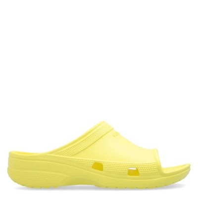 Balenciaga Pool Crocs Slides In Citrus