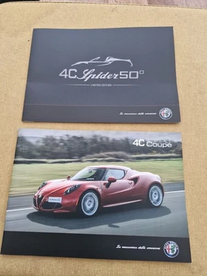 Alfa Romeo 4C 2016 advertisement brochures - Image 1 of 2