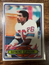 1980 Topps #248 Raymond Clayborn New England Patriots