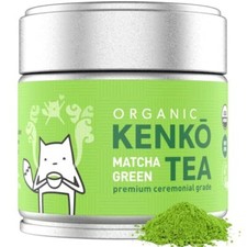 KENKO Matcha Green Tea Powder USDA Organic Ceremonial Grade - Japanese Green
