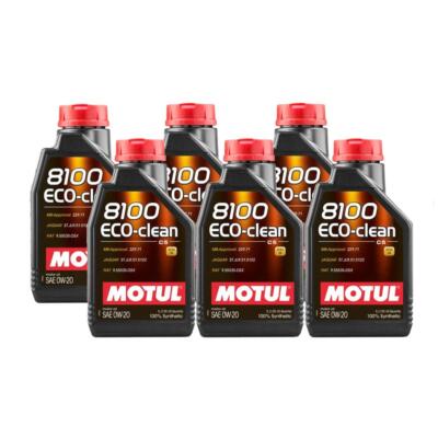 Motul 8100 ECO-CLEAN 0W20 100% Synthetic LL17FE+ 229.71 6L Engine Motor Oil 6x1L