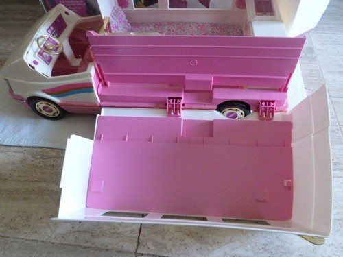 Camping car BARBIE GOLDEN DREAM Magic Van de Rêve - avec sa boite - incomplet - Photo 7/24