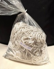 150-27" - 29" Pieces of TWISTED COTTON POLY CORD - Use for Crafts - Metal Ends