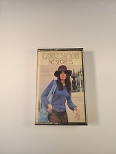 Carly Simon No Secrets Cassette Tape 1972 Elektra Records